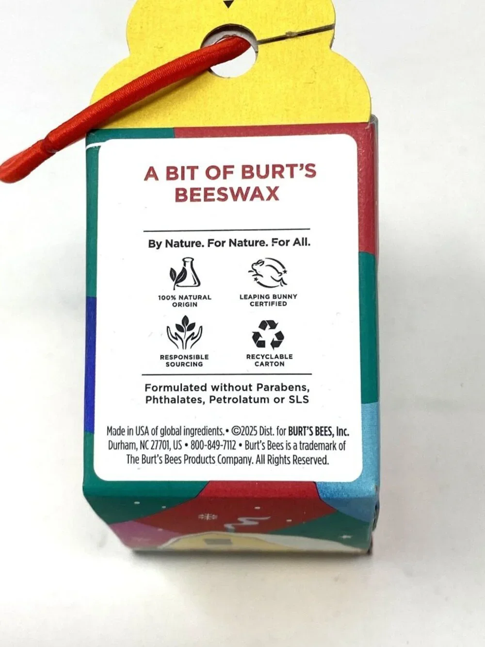 Burt's Bees Holiday Stocking Stuffer Bit of Burt's Lip Balm Hand Salve